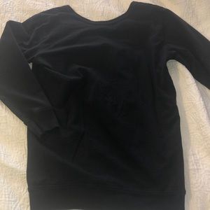 Open Back Sweatshirt